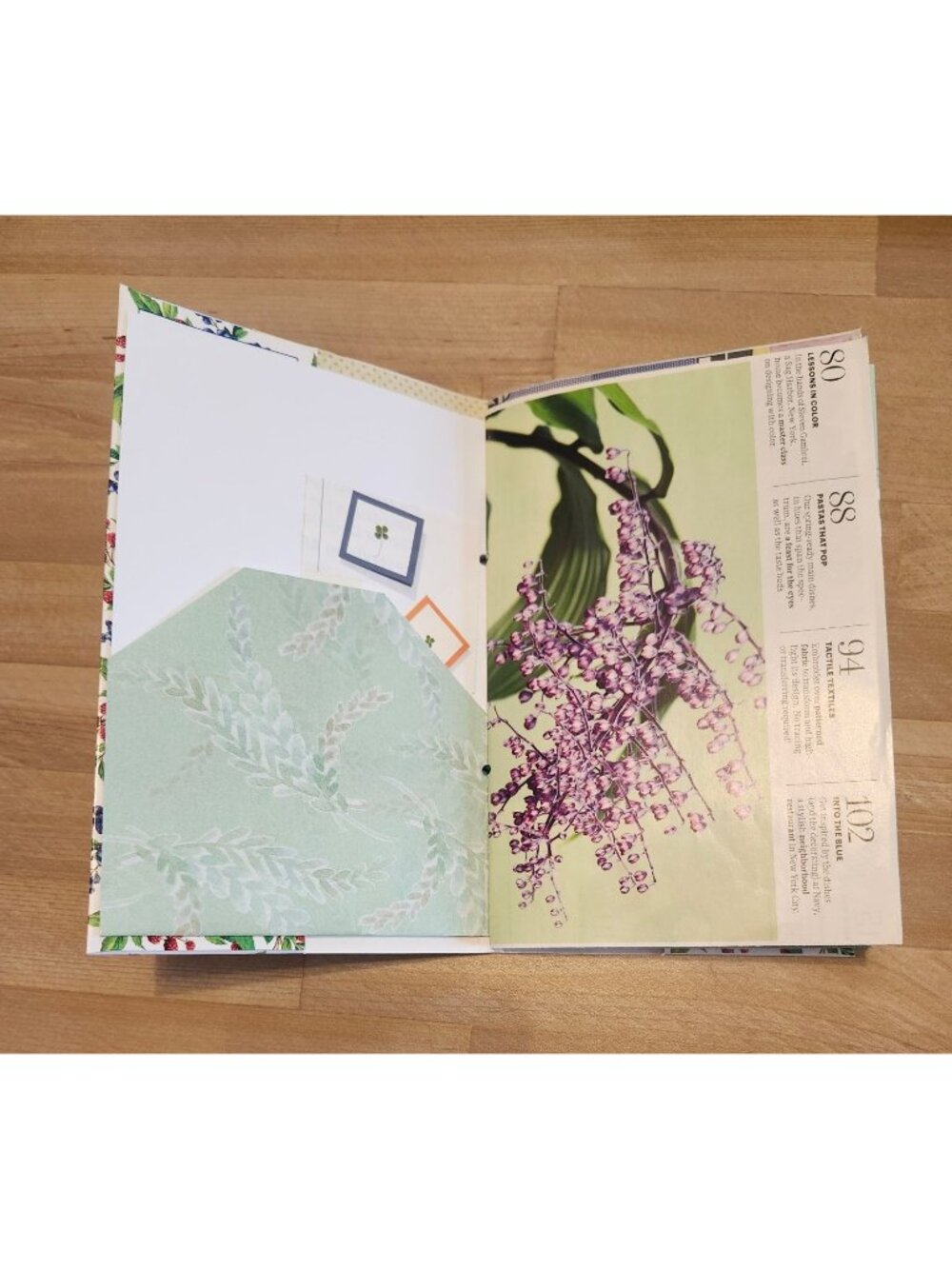 Handmade Junk Journal 90 pages Colorful & Bright 6x6.5" - Picture 6 of 16